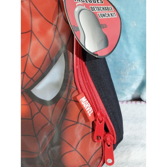 2008 Marvel Spiderman Dome Shaped Insulated Lunch Bag/Box NWT Fab Starpoint - Picture 3 of 9